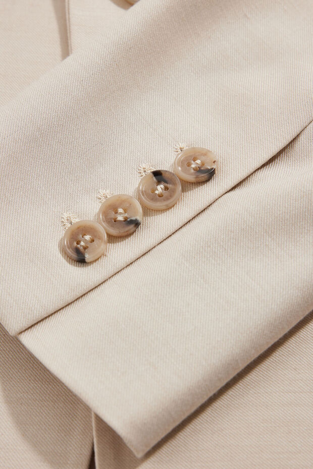 BEJ DÜĞMELİ CEKET - 5