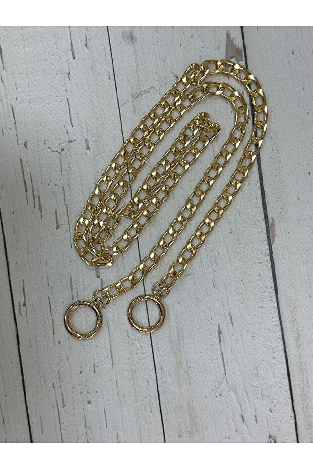 Metal bag chain gold 1 meter