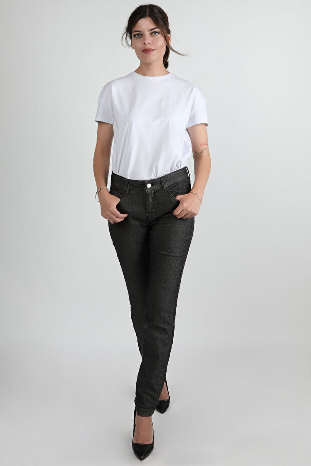 Gray Gabardine Trousers