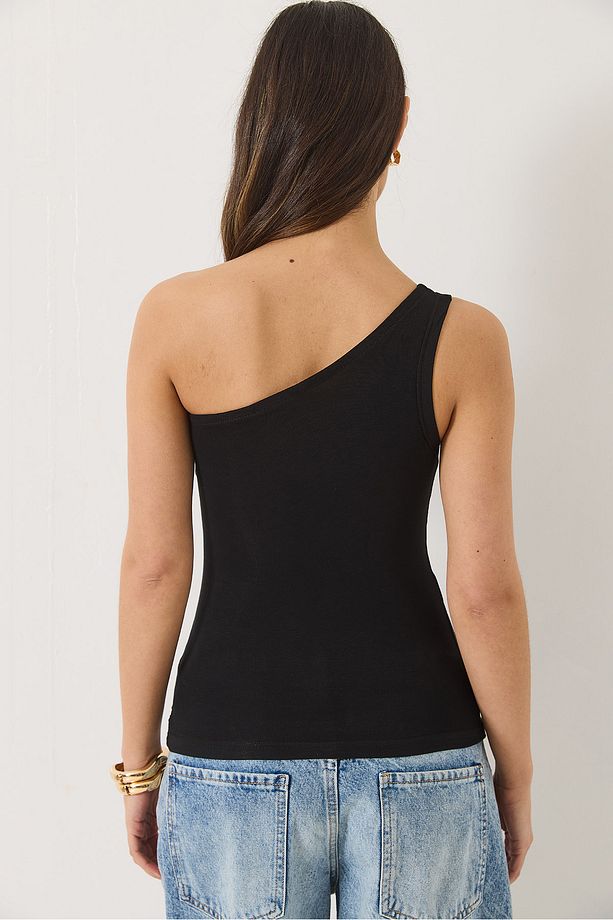 Kadın Drape Detaylı Tek Omuz Soft Touch Esnek Viskon Bluz 4013 60284028 - 6