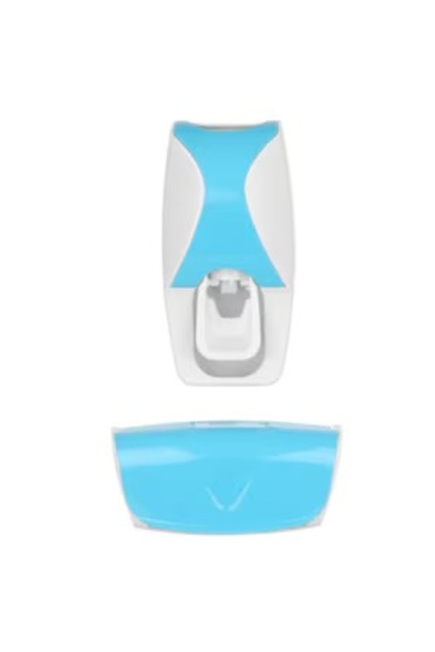 مجموعة موزع معجون اسنان اوتوماتيكي وحامل فرشاة اسنان - 3