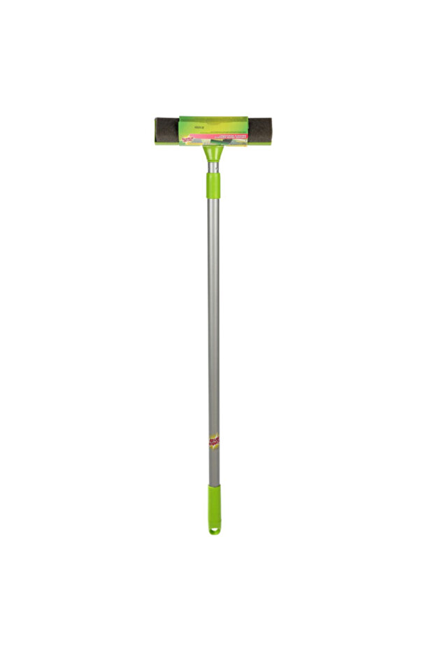 منظف النوافذ مع عصا تلسكوبية قابلة للتمديد - 4