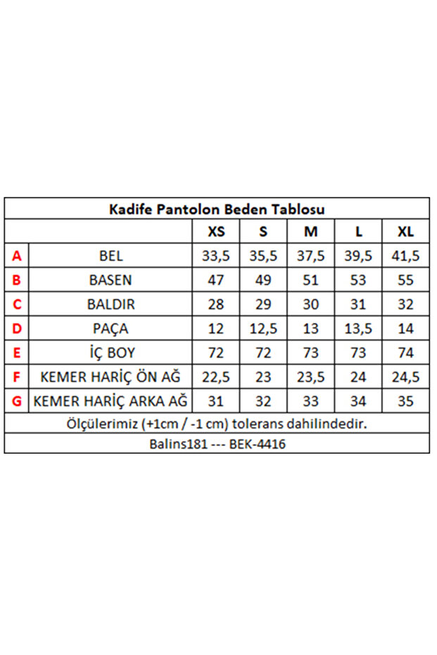 Kadife Pantolon Mor - 3