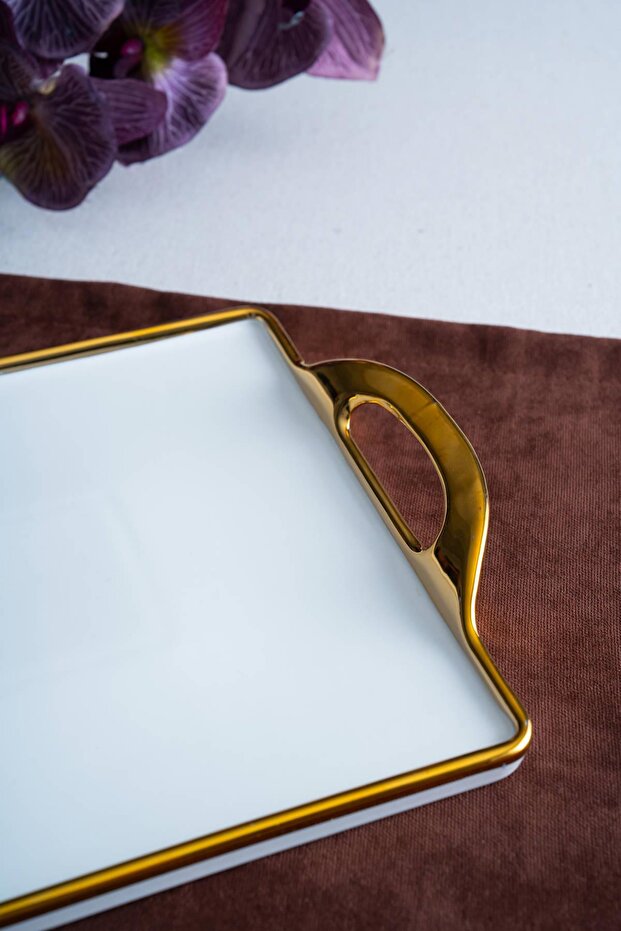 Arven Rectangular Gold Presentation Tray - 45 cm - 2