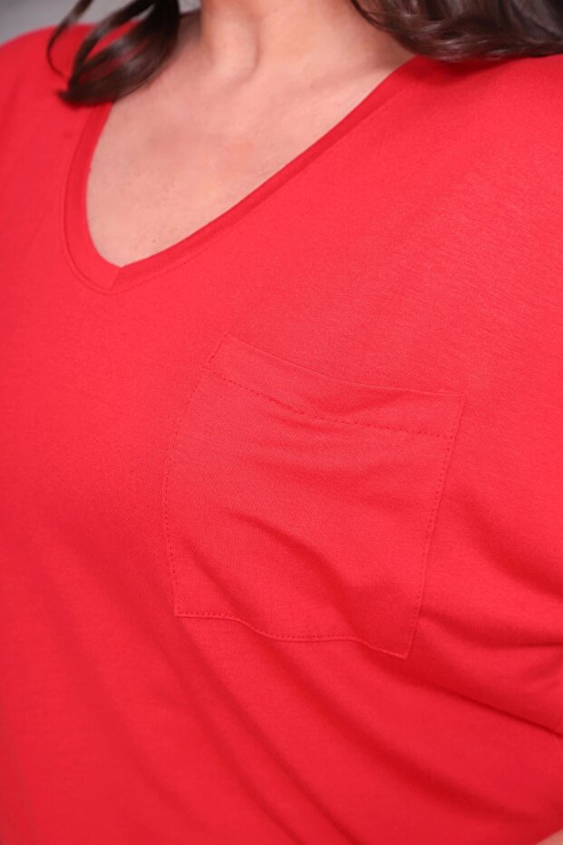 Basic Blouse with Pockets - 5