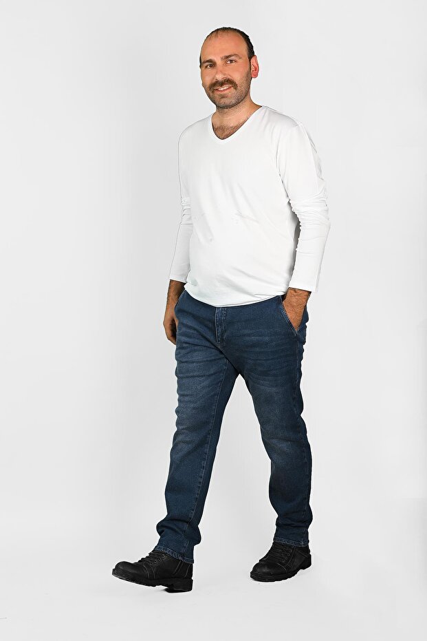 Men's Plus Size Fleto Pocket Jeans 3Ja/5889
