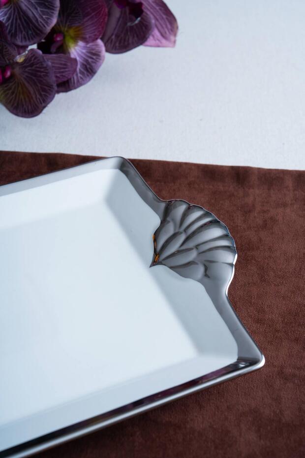 Arven Rectangular Silver Presentation Tray - 45 cm - 3