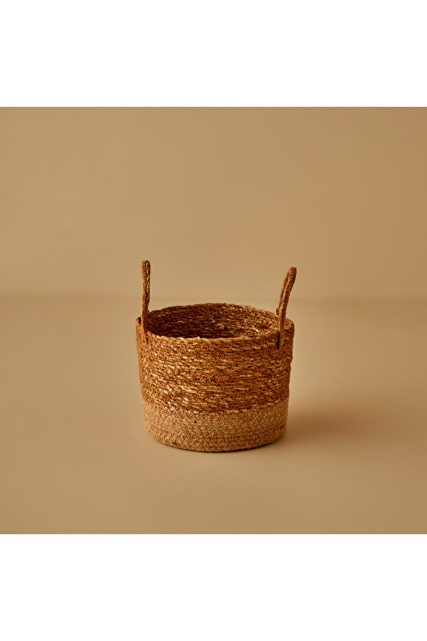 سلة أستر ويكر للزينة طبيعية (21x16 سم)