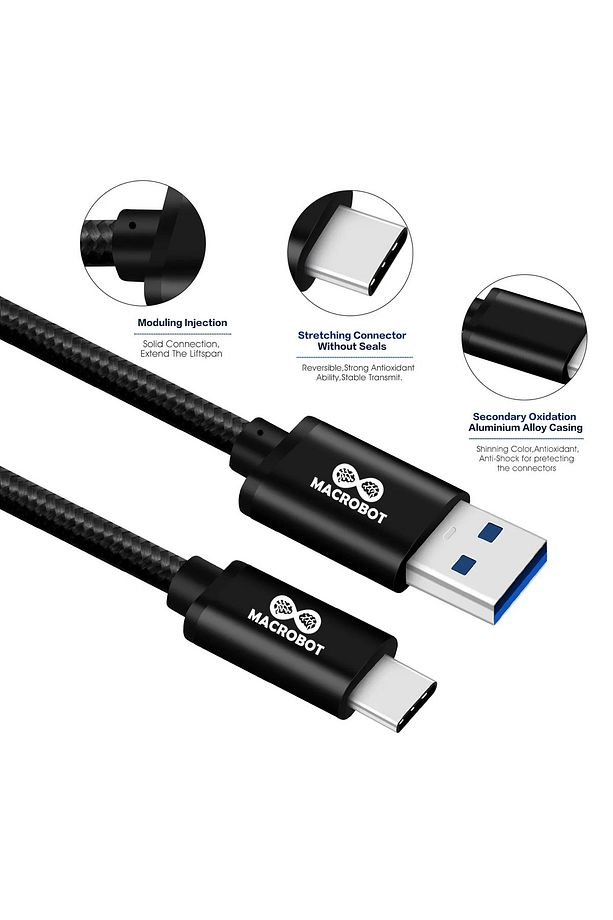 USB-C ŞARJ VE HIZLI VERİ TRANSFERİ KABLOSU 5000MBS USB 3.0 - 8