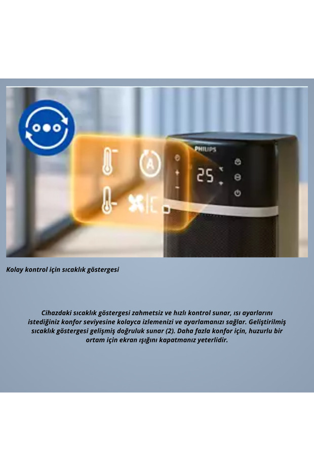 Elektrikli Akıllı Kule Tipi Isıtıcı - 3