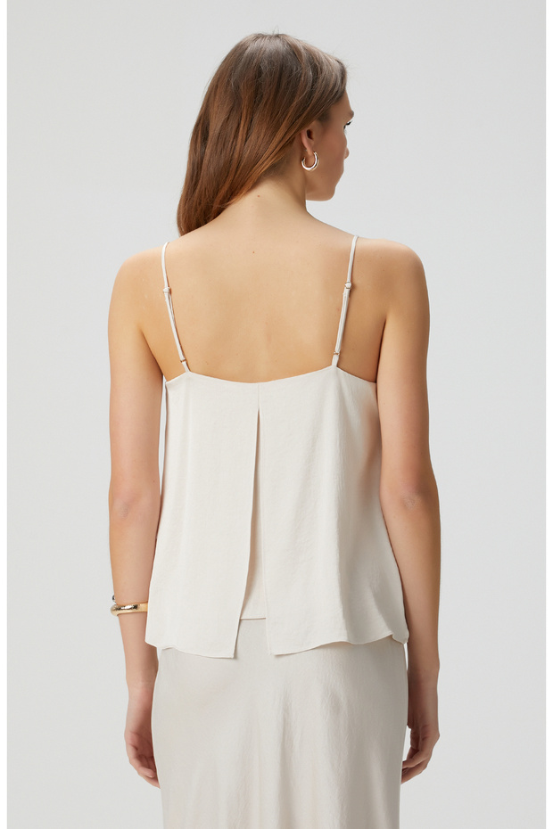 Kırık Beyaz Bluz - 5