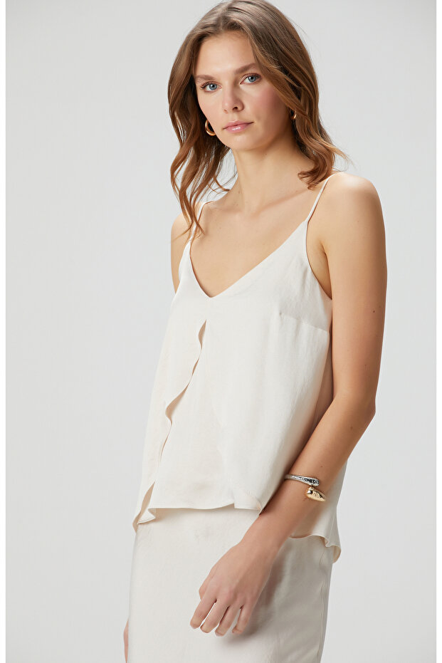 Kırık Beyaz Bluz - 3