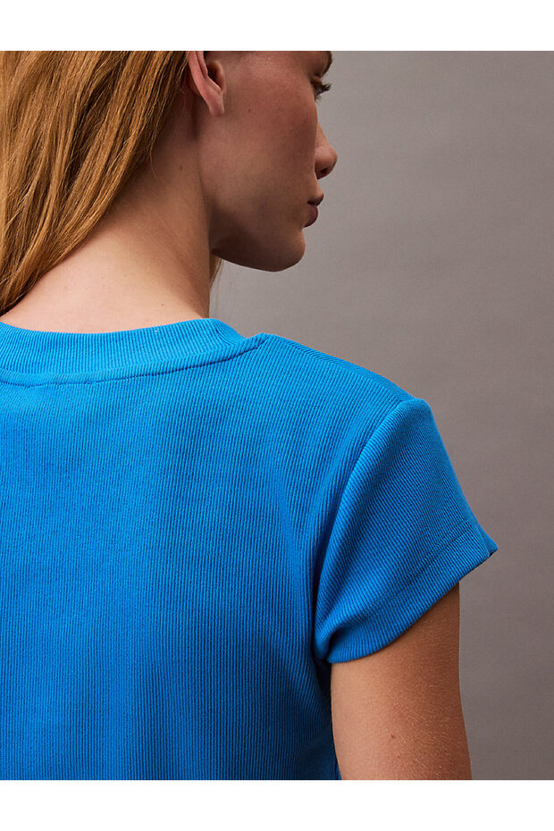 Dámská modrá trička - 3