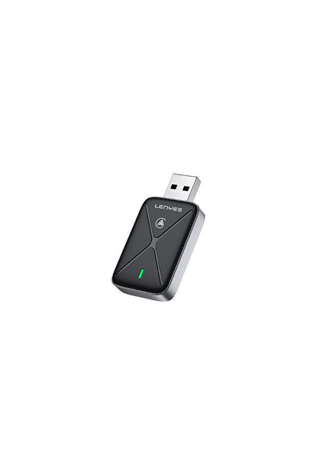 Wireless Transmitter Adaptör Lenyes LCP01 USB Bluetooth 5.0 Siyah - 1