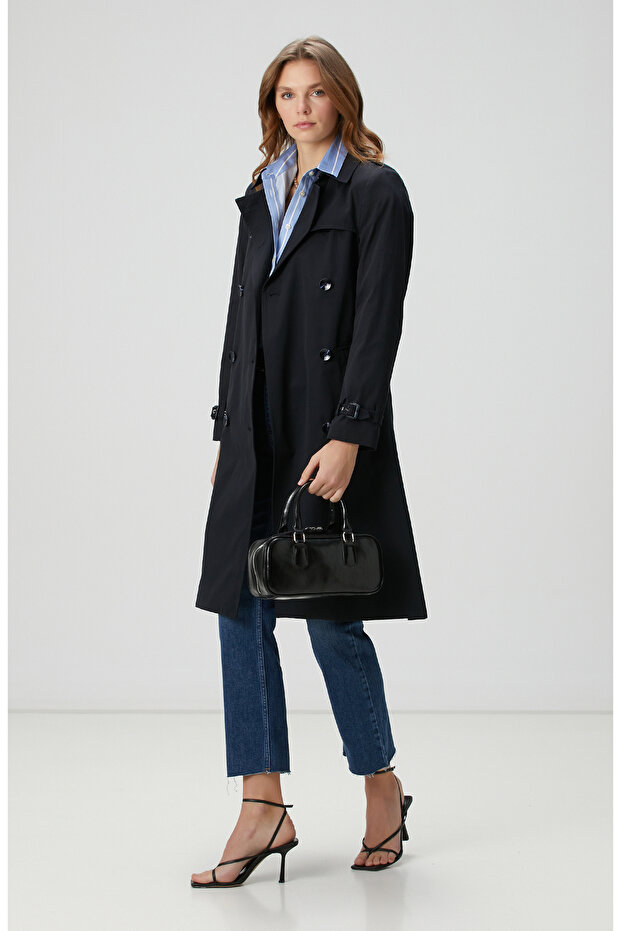 Lacivert Pardösü - 3