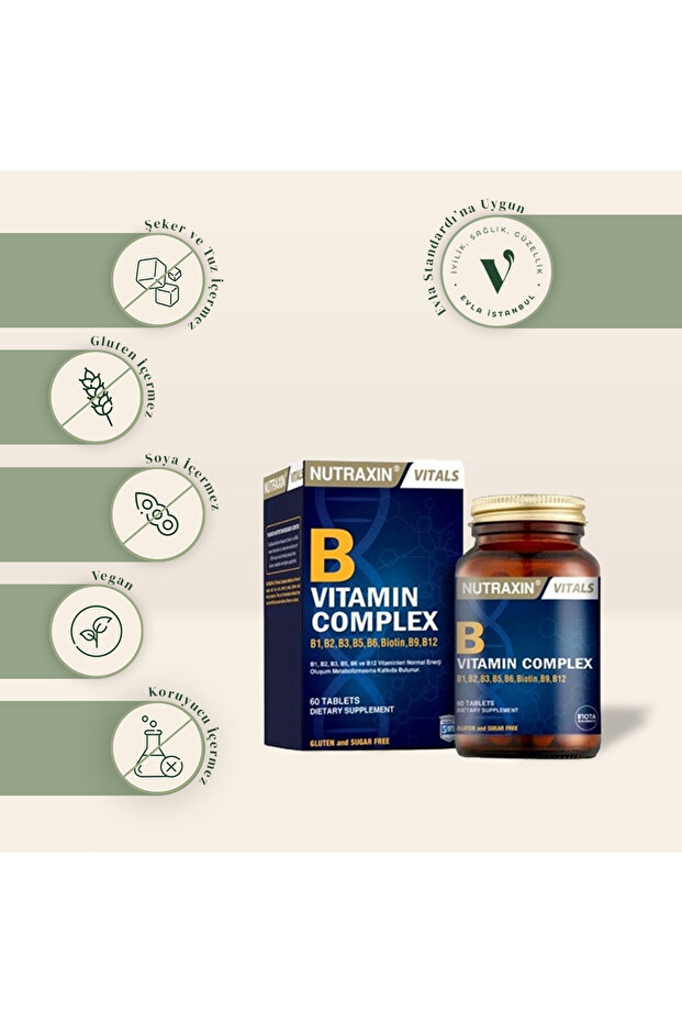 Vitamin B Complex 60 Bitkisel Kapsül - 2