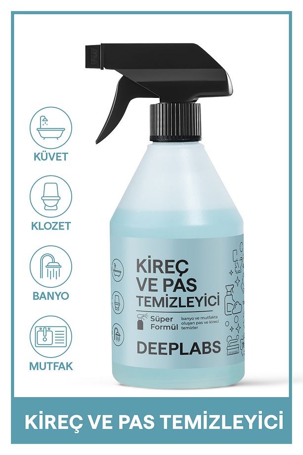 Ultra Güçlü, Banyo, Mutfak Inatçı Pas Ve Kireç Temizleyici Anında Etkili Formül 500 ml - 1