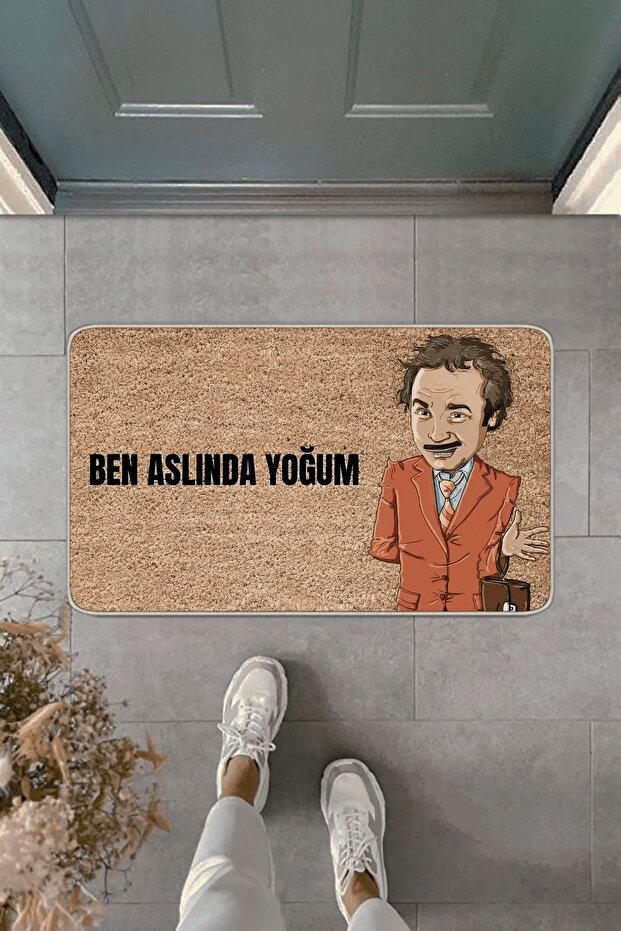 Beige Funny I'M Actually the Yogurt Door Mat Kp40