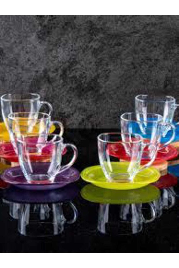 Carine Rainbow 12 Parça Çay Seti - 1