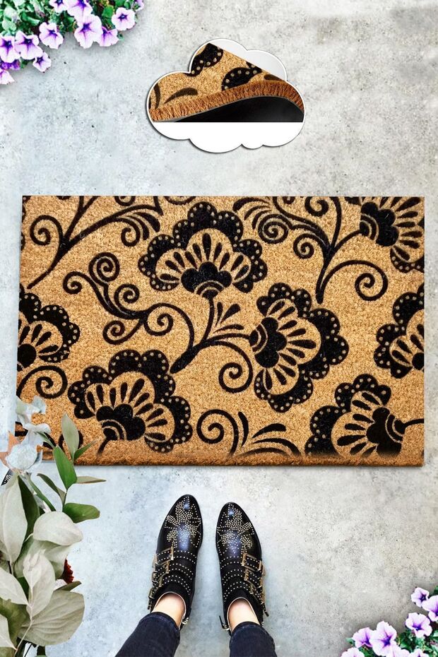 Coco Flos Aridan Doğal Koko Kıl Kapı Önü Paspası 40x60 Cm - 2
