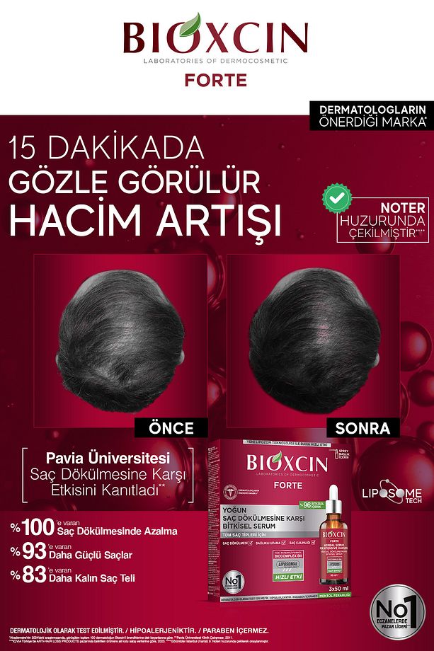 Forte Yoğun Saç Dökülmesine Karşı Bitkisel Serum 3x50ml - 7