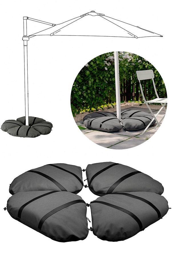 Şemsiye Ayağı Kum Torbası Seti Ayak Ağırlığı 4x30kg AA071 - 1