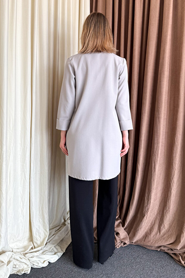 Jachetă lungă de damă 9191 - 4