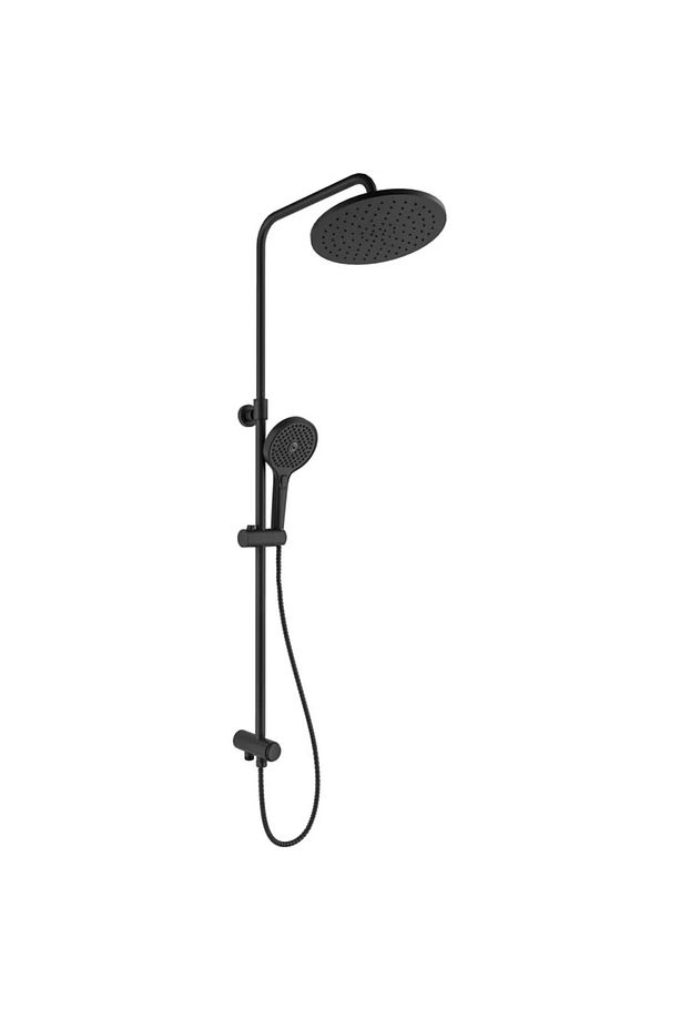 BANYO Rain Round Push Buton Yuvarlak Duş Barı Siyah - 1