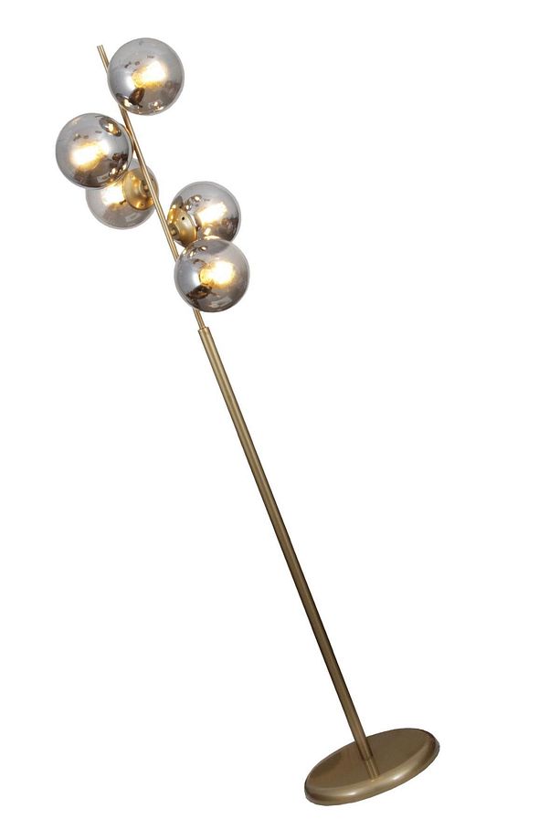 Moden 5 Li Eskitme Lambader Füme Camlı Modern , Oturma Odası ,Yatak Odası , Salon Lambader - 4