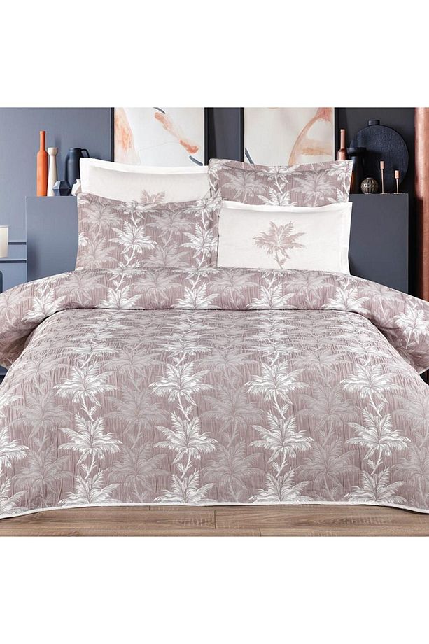 Comfort Set Palm Çift Kişilik Yatak Örtüsü - 1