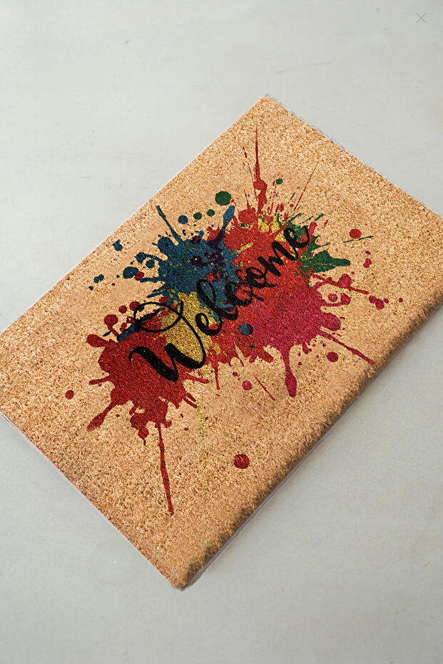 Coco Falling Natural Koko Mat, 40X60 cm Bristle Door Front Mat