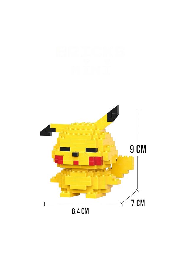 - Bricks Pikachu Pokemon 3d Yapboz Puzzle Yapı Oyuncakları - 3