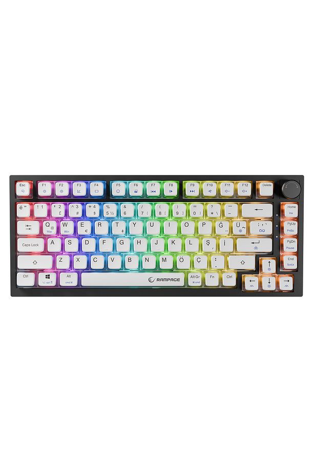 Zenith PRO Siyah Hot Swap 8000 Hz Gasket Manyetik RGB Rapid Trigger Gateron Switch Q Klavye - 3