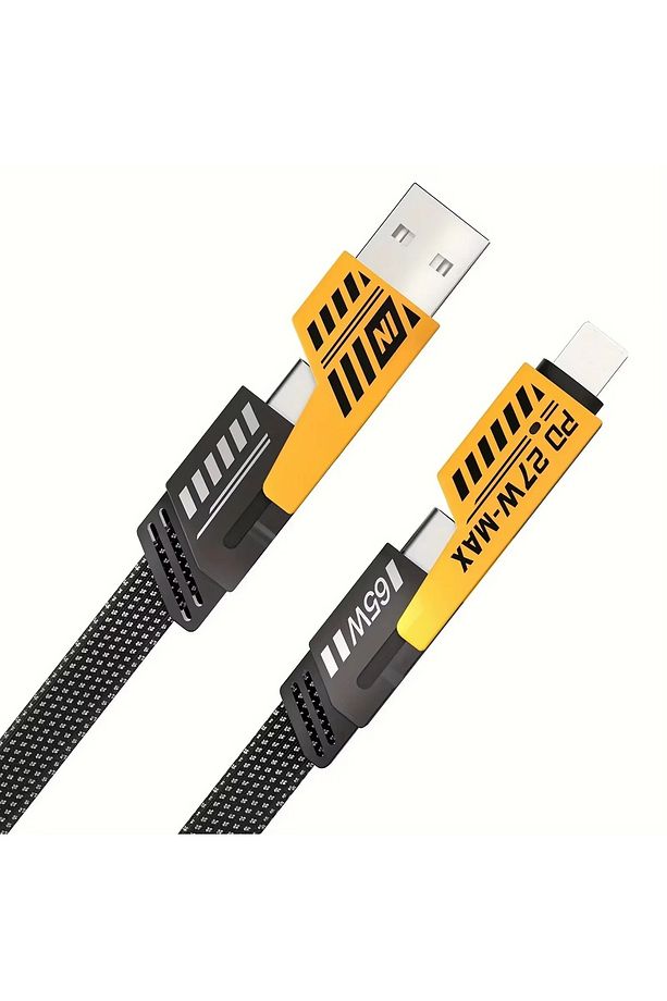 Çoklu Şarj Kablusu 4IN1 65+27 4ü Bir Arada Type-C Usb IOS Hızlı Şarj Kablosu - 2