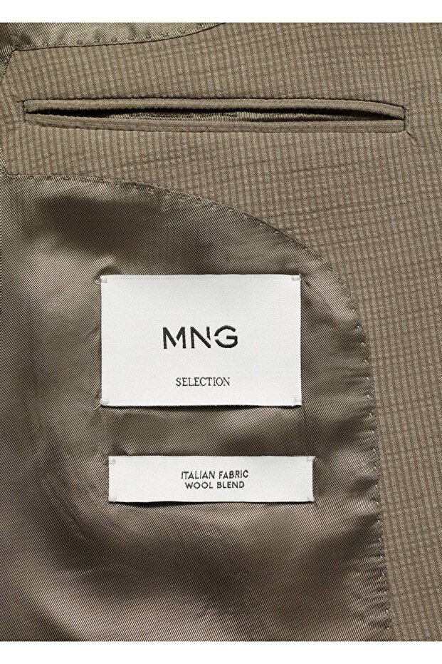 Dar kesim cool wool blazer ceket - 8