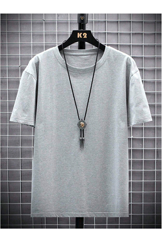 Unisex Basic Full Mold Basic καθημερινό μπλουζάκι - 4