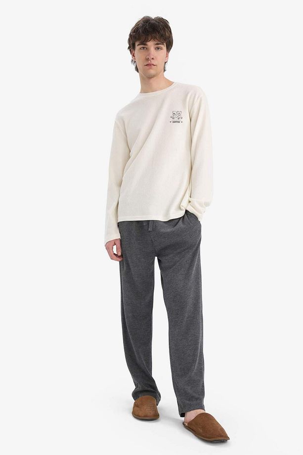 Pijama Takımı Baskılı Uzun Kollu Üst Uzun Alt E6833ax25sp - 5