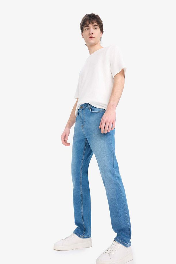 Sergio Regular Fit Normal Kalıp Normal Bel Boru Paça Jean Pantolon E7024AX25SP - 6