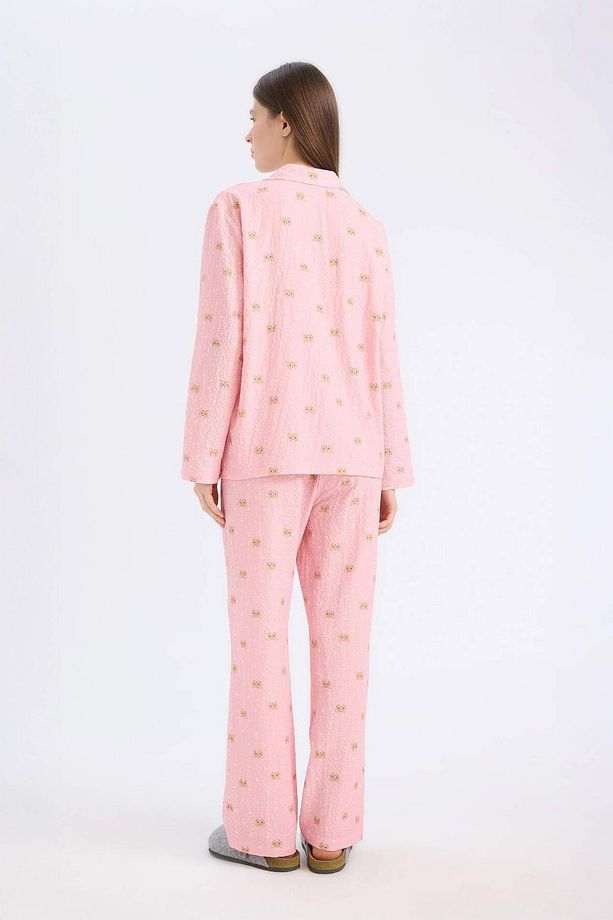 Uzun Boy Dokuma Pijama Altı-fall In Love E5773ax25sp - 7