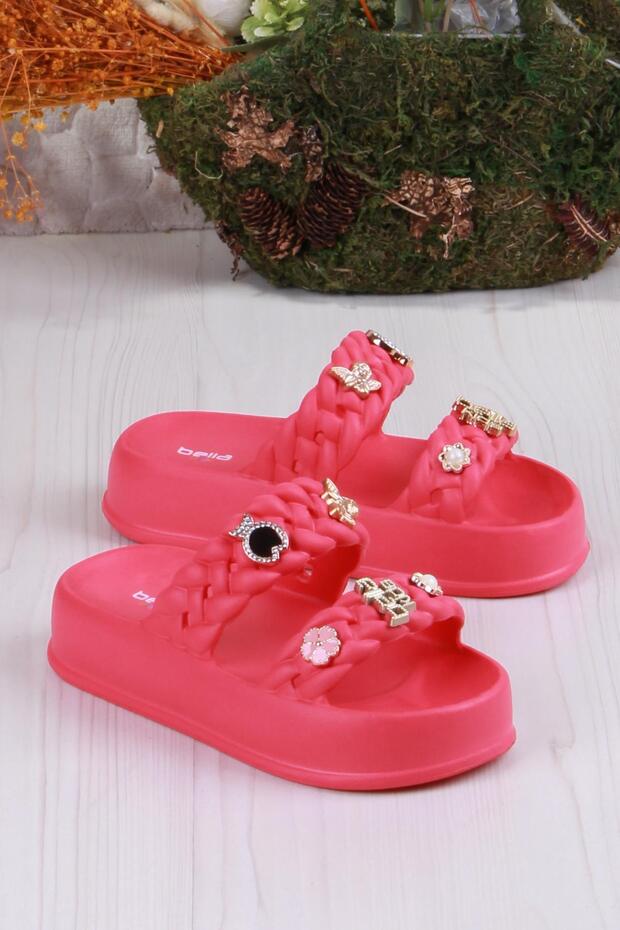 Bella E423 Beach Sea Pool Slippers Lightweight Comfortable Flexible Girls Slippers