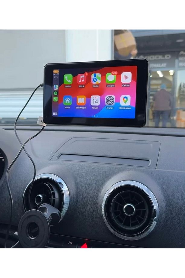 Cp-7 Car Play 7inch ekran tak çalıştır kablosuz carplay dokunmatik ıps ekran park kameralı - 5