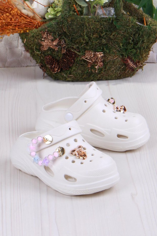 Clx 6990 Beach Sea Pool Slippers Lightweight Comfortable Flexible Girls Slippers