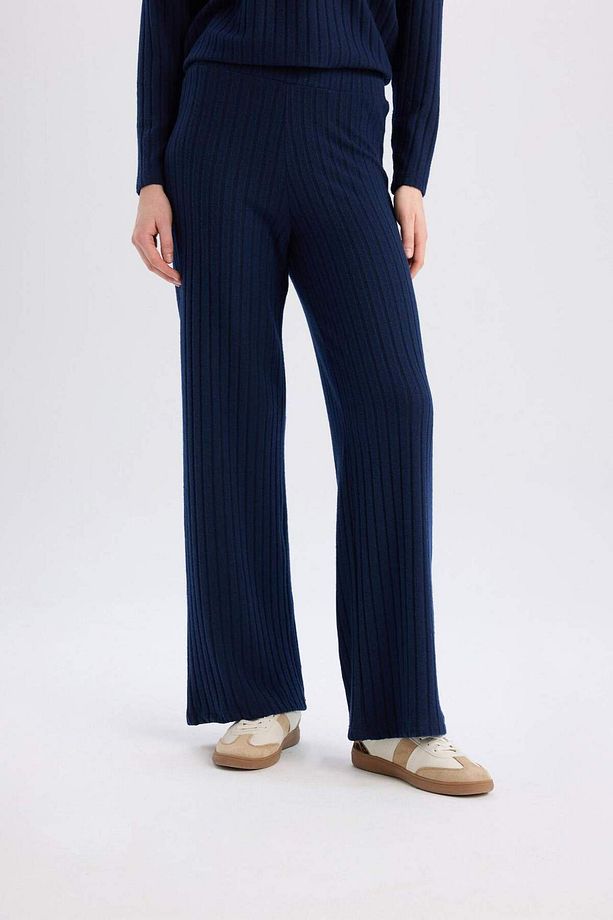 Regular Fit  Fitilli Kaşkorse Kışlık Pantolon Normal Bel B2405AX25SP - 1