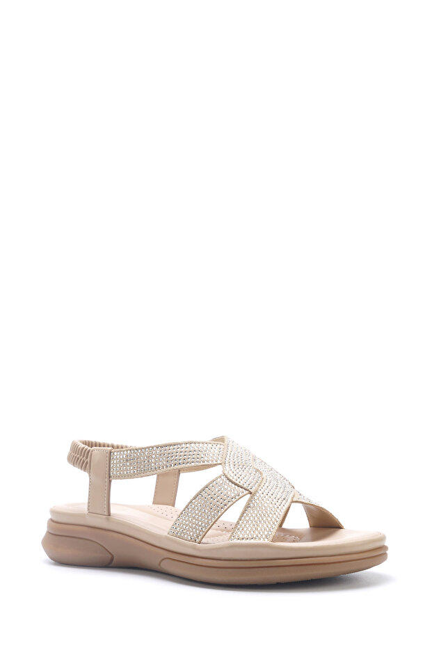 Inci Kori 5Fx Nude Women's Flat Sandals