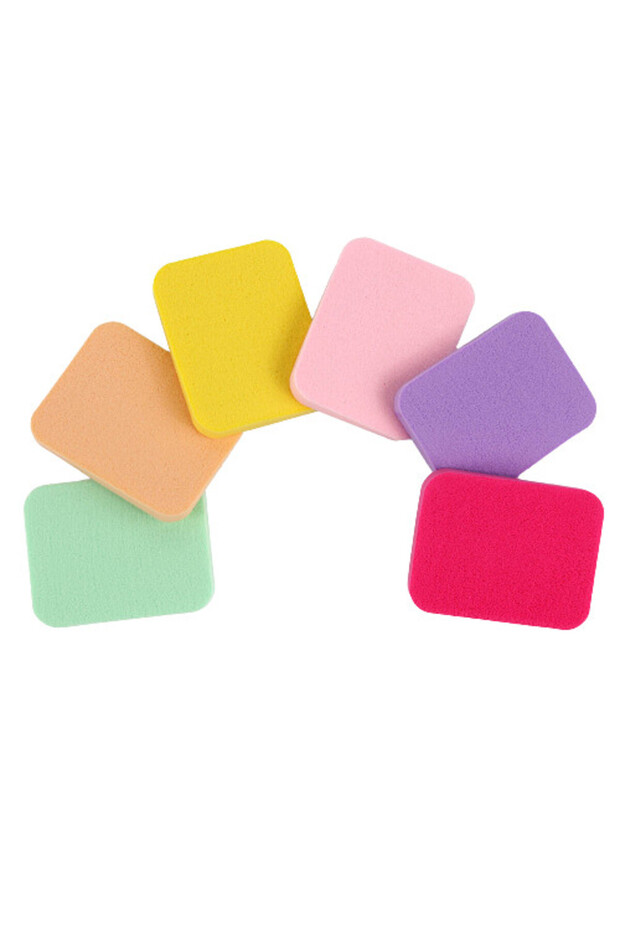 sada, Puff, 6 kosmetických houbiček - 1