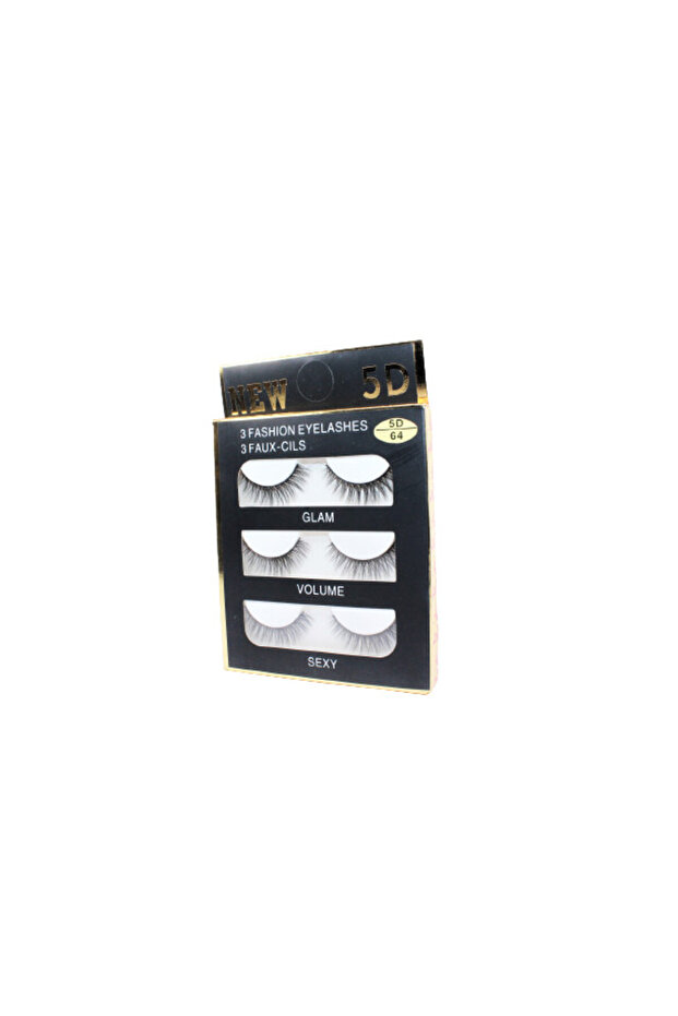 Set 3 Perechi Gene False, Makeup, 5D, 64 - 1