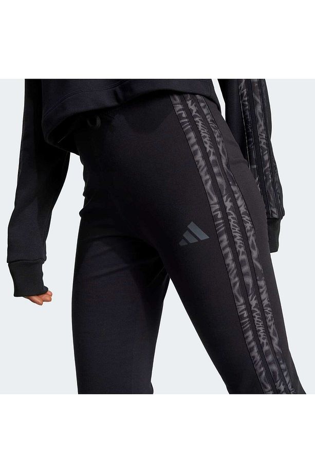 Essentials 3-Stripes Print Cotton Leggings - 4