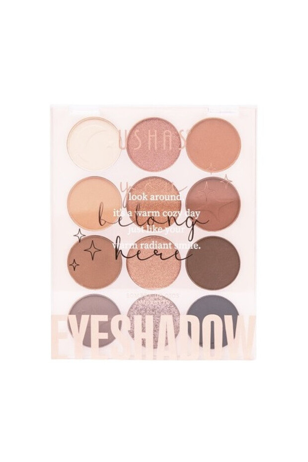 Makeup Kit, Ushas, 12 Eyeshadows, 02 - 2
