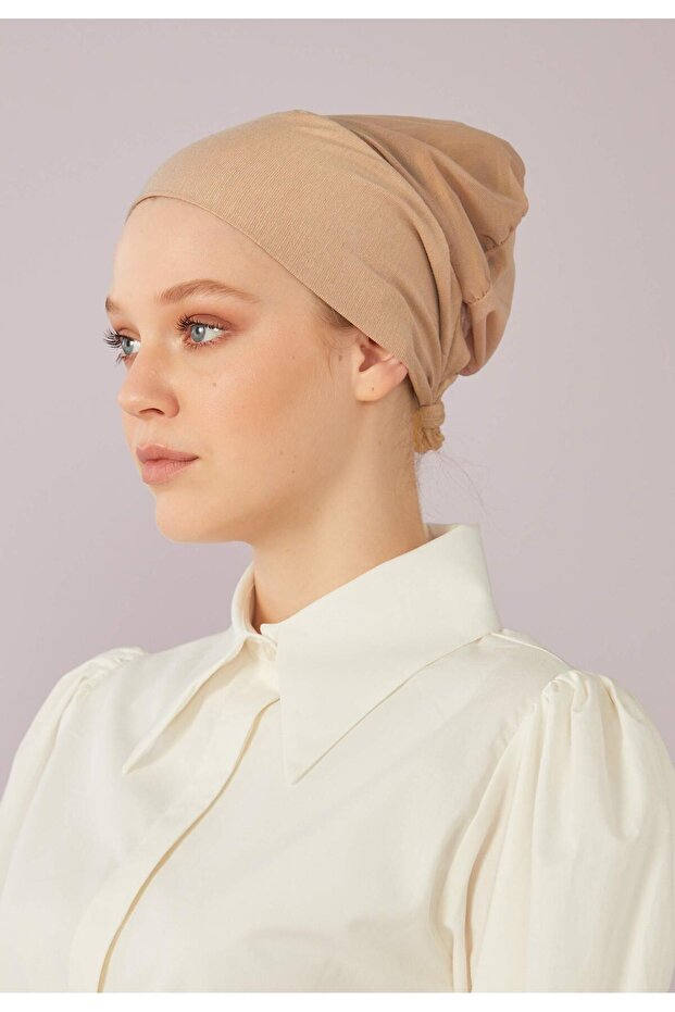 MESHED SEAMLESS FLAT BONE BEIGE - 4