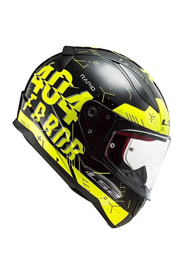 FF353 RAPID 1 PLAYER NEON KAPALI KASK - 2
